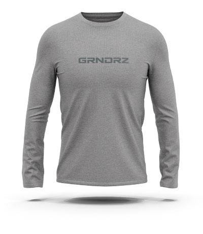 Athletic Heather Logo Long Sleeve Tee - GRNDRZ